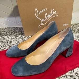 Christian Louboutin Blue Miss Sab 55mm